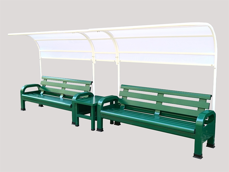7.Sports court aluminum bench