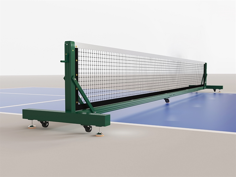 1.Wheeled pickleball post equipped with a professional  net