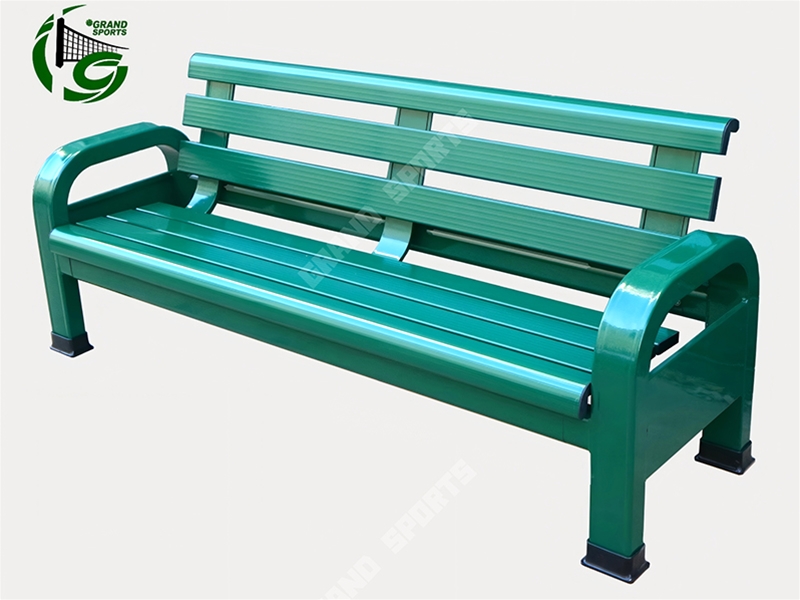 Aluminum Alloy Bench with Backrest & Armrests GLDXXY-005